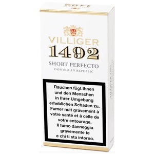 undefined, Villiger 1492 Short Perfecto (Verpackungseinheit: 3er), Villiger 1492 Short Perfecto (Verpackungseinheit: 3er)