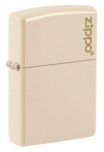 undefined, Zippo Flat Sand mit Logo