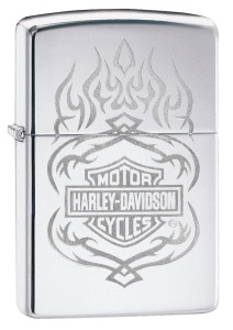 undefined, Zippo Harley-Davidson Flame Chrome