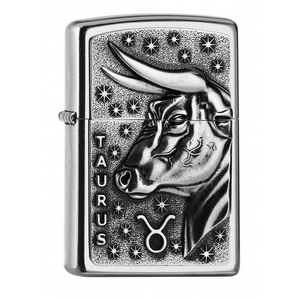 undefined, Neu Zippo Sternzeichen Stier Emblem
