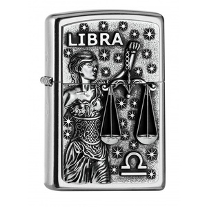 undefined, Neu Zippo Sternzeichen Waage Emblem