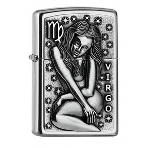 undefined, Neu Zippo Sternzeichen Jungfrau Emblem, Neu Zippo Sternzeichen Jungfrau Emblem