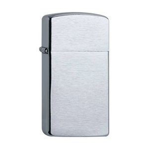 undefined, Zippo Chrome Brushed Slim, Zippo Chrome Brushed Slim