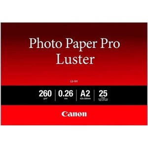 Canon, Canon Photo Paper Pro Luster A2 Lu-101, Canon Photo Paper Pro Luster, A2, InkJet 260g, LU-101 A2, (25 Blatt)
