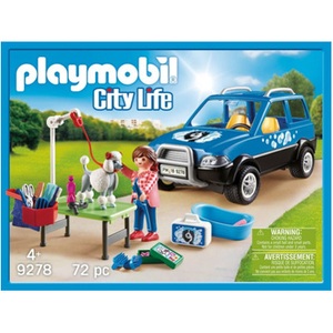 PLAYMOBIL, Mobiler Hundesalon, PLAYMOBIL® City Life 9278 Mobiler Hundesalon mehrfarbig