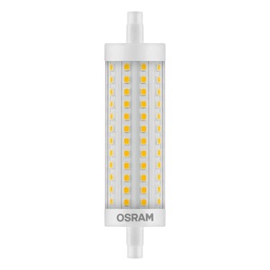 Osram, LED SUPERSTAR LINE R7S Stablampe mit 14,5 Watt, warmweiß, klar, dimmbar, 118mm, 