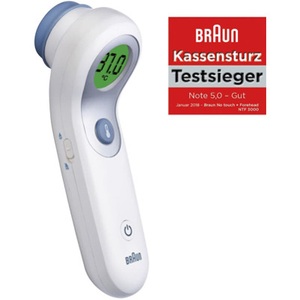 Braun, Braun Fiebermesser NTF 3000, Braun No touch NTF 3000 Fieberthermometer ? Fiebermesser/Fieberthermometer ? Weiss