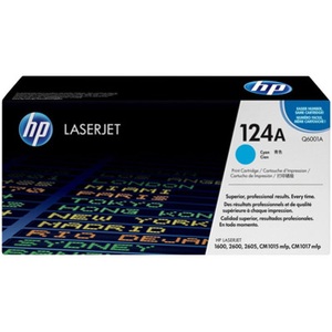 Hp, HP Toner-Modul Q6001A Smart cyan Tonerkassette, Hewlett Packard Toner, blau, No.124A, Q6001A, (2'000 Seiten)