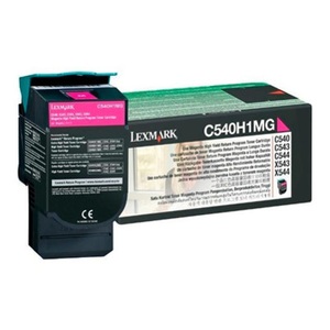 Lexmark, Lexmark C540H1Mg magenta Toner-Modul, Lexmark Toner, rot, Prebate, C540H1MG, (2'000 Seiten)