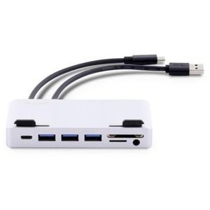 LMP, LMP USB-Hub Usb-C Attach Adapter, LMP Dockingstation USB-C Attach 7 Port iMac Silber