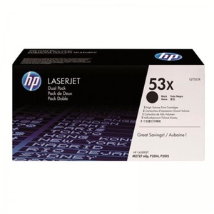 Hp, HP Q7553Cd schwarz Twinpack Toner, HP HP 53XD Tonerkassette schwarz passend für: LaserJet M 2700 Series;LaserJet M 2727 NF MFP;LaserJet M 2727 NFS MFP;LaserJet P 2010 Series;LaserJet P 2011;LaserJet P 2011 n;LaserJet P 2012 N;LaserJet P 2013 N;LaserJet P 2015 Series;LaserJet P2012;La