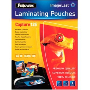Fellowes, Fellowes 5396101 Laminating Pouches A5 25Pcs -, FELLOWES Laminiertasche A5 5396101 glanz, 125my 25 Stk