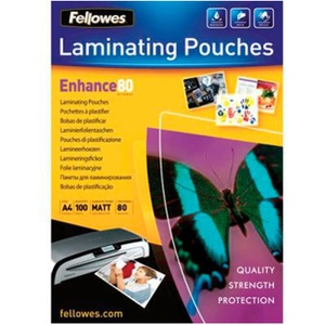 Fellowes, Fellowes Laminating Pouches A4 100Pcs - Blatt (Weiss), FELLOWES Schutzfolie »Laminierfolie«