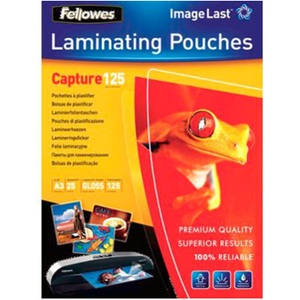 Fellowes, Fellowes 5396501 Laminating Pouches A3 25Pcs -, Fellowes Laminierfolie A3, 125 µm, 25 Stück, Glänzend