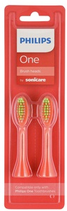 Philips, Philips One by Sonicare - Bürstenkopf - BH1022/01, Philips One by Sonicare Bürstenköpfe Koralle (2 Stk)