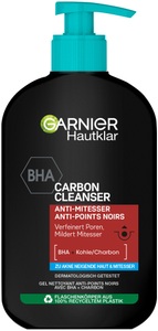 Garnier, Garnier Hautklar Waschgel BHA Carbon Cleanser Anti-Mitesser, 250.0ml, Garnier Hautklar Waschgel Carbon Cleanser Anti-Mitesser