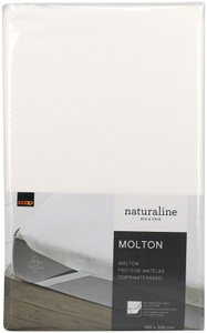 Naturaline Textil, Naturaline Molton 160x200cm Weiss, Naturaline Textil Naturaline Molton 160x200cm Weiss