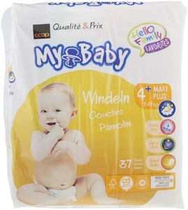 My Baby, My Baby Windeln Grösse 4+ Maxi Plus, 9-15kg, 37 Stück, My Baby Windeln Grösse 4+ Maxi Plus, 9-15kg, 37 Stück