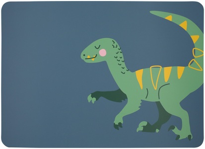 ASA Selection, ASA Selection - Tischset KIDS - Polyurethan (PU) - blau - 33/46 cm, ASA Vincent Dino Tischset 46 x 33 cm