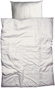 Inhouse NEXT, Inhouse NEXT Duvet Satin Paspel 160x210 weiss, Inhouse Duvet Gots Satin Paspel 160x210 weiss