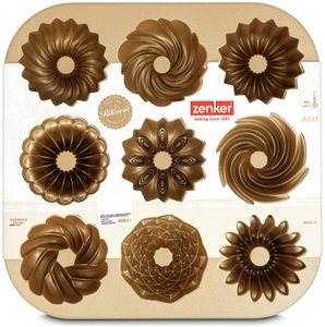 undefined, Zenker Muffin-Backform Gugelhupf 23x23cm, Zenker Muffin-Backform Gugelhupf 23x23cm