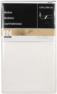 Inhouse, Inhouse Molton 120x200cm Weiss, Inhouse Molton 120x200cm Weiss