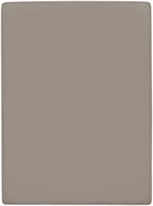 Inhouse NEXT, Inhouse NEXT Fixleintuch Satin Uni taupe 140x200, Inhouse Fixleintuch Gots Satin 140x200 taupe