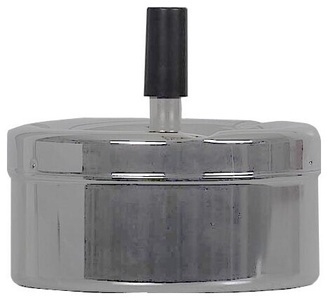 Dameco, Dameco Aschenbecher mit Schleuderdeckel, Silber, Dameco Tischaschenbecher (Schwarz)