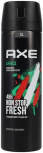Axe, Deodorant & Bodyspray Africa Xl Ohne Aluminiumsalze Unisex 200ml, Axe Deospray Africa XL