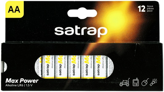 satrap, satrap Batterien Aa/Lr6 12 Stück, satrap Batterien Aa/Lr6 12 Stück