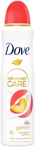 Dove, Antitranspirant Spray Go Fresh Pfirsich- Und Weisse Blütenduft Damen 150 ml, Dove - Antitranspirant Spray go fresh Pfirsich- und Weisse Blütenduft, Advanced Care, 150 ml