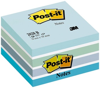 POST-IT, Post-it Würfel 450 Blatt 76x76mm eisblau, Post-it® Blöcke