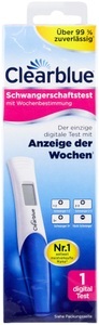 Clearblue, Clearblue Schwangerschaftstest Anzeige Wochen Digital 1er, 