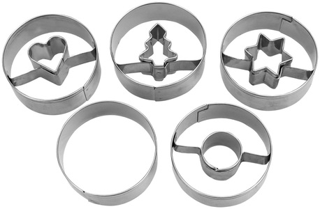 Städter, Linzer-Ausstechformen Set, Städter Ausstecher-Set Spitzbuben 5-teilig