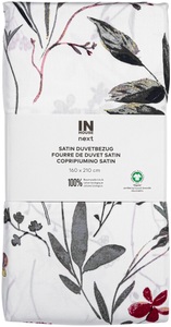 Inhouse NEXT, Inhouse NEXT Duvet Satin Flora 160x210, Inhouse Duvet Gots Satin 160x210 Flora