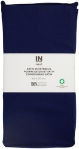Inhouse NEXT, Inhouse NEXT Duvet Satin Uni marine 160x210, Inhouse Duvet Gots Satin 160x210 marine