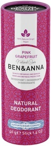 BEN&ANNA, Ben&Anna Ben & Anna Natural Deo Pink Grapefruit 40g, Ben&Anna Ben & Anna Natural Deo Pink Grapefruit 40g