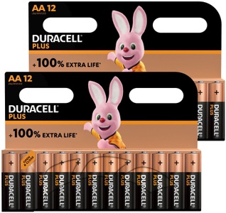 Duracell, Duracell Batterien Plus Aa/Lr6 2x12 Stück, Duracell Batterien PLUS AA/LR6 2x12 Stück