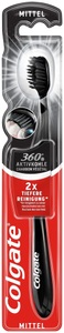 Colgate, Colgate Total Zahnbürste 360 Aktivkohle, Colgate 360° Aktivkohle Mittel Zahnbürste