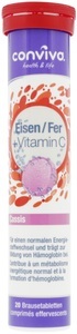Conviva, conviva Eisen + Vitamin C 20ST, conviva Eisen & Vitamin C 20 Stück