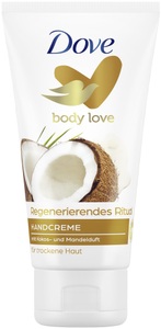 Dove, Dove Handcreme Regenerierendes Ritual mit Kokos- und Mandelduft Dove Body Love Handcreme Restoring, Dove Handcreme Regenerierendes Ritual mit Kokos- und Mandelduft Dove Body Love Handcreme Restoring