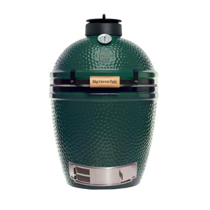 Big Green Egg, Big Green Egg Medium Kamado-Grill, Big Green Egg - Holzkohlegrill MEDIUM BBQ - dunkelgrün - Keramik - 38/38/72 cm