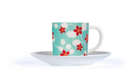 Remember®, Espressotasse mit Unterteller, Remember Espressotasse »Primavera 75«, (1 tlg.)