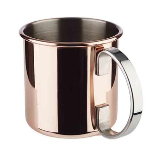 APS, APS Becher Moscow Mule Kupferlook 50cl, Mug Moscow Mule Edelstahl Kupferlook 0.5lt.