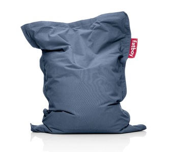 Fatboy, Fatboy Junior stonewashed blue, FATBOY - Sitzsack FATBOY - sw blau - Textil - 100/130/30 cm
