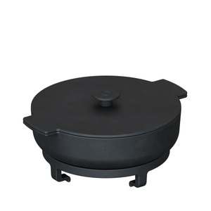 Ofyr, Gusseisen Auflauf-Set, OFYR - Grill-Kochset, 21cm, Black