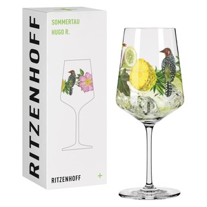 Ritzenhoff, Sommertau Hugo R. #5, Ritzenhoff Sommertau No5 Ananas+Vogel Hugo Aperitifglas