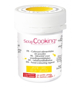 Scrapcooking - Lebensmittelfarbstoff-Pulver - 5 g - Gelb