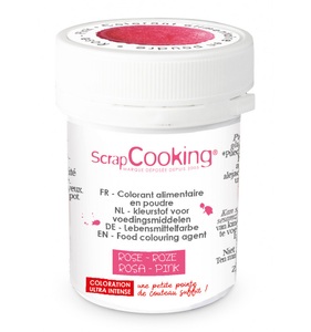Scrapcooking - Lebensmittelfarbstoff-Pulver - 5 g - Rosa