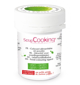 Scrapcooking - Lebensmittelfarbstoff-Pulver - 5 g - Grün